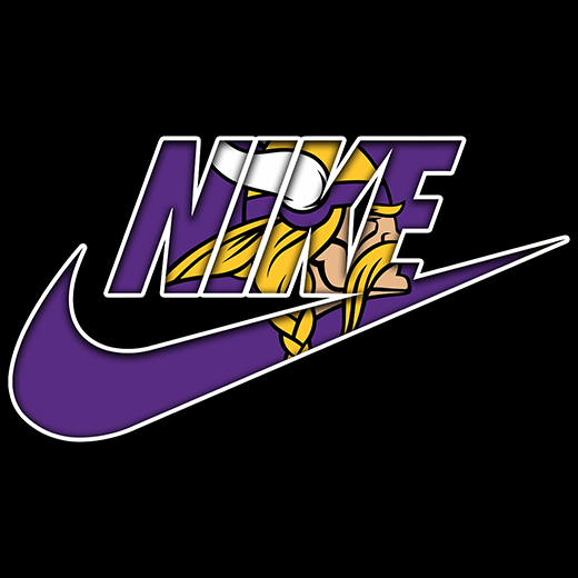 Minnesota Vikings Nike logo iron on paper